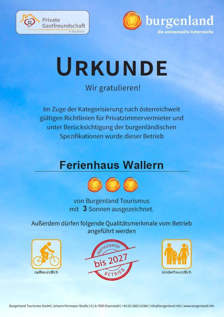 Ferienhaus Wallern Im Burgenland Exterior photo